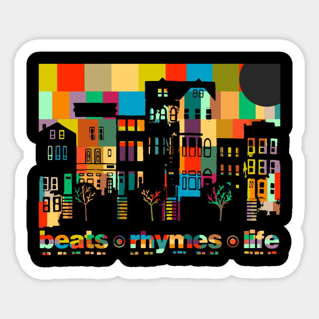 Beats Rhymes Life (Brooklyn) Sticker by 2 souls